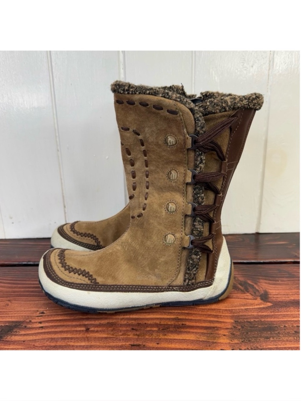 Merrell Puffin High Insulated Winter Boots Tan – Women’s 8.5